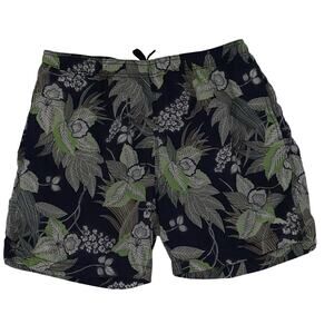 Tommy Bahama Relax Mens Hawaiian Print Swimming Trunks Large